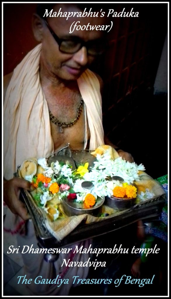 dhameshwar Mahaprabhu lotus feet of Krishna