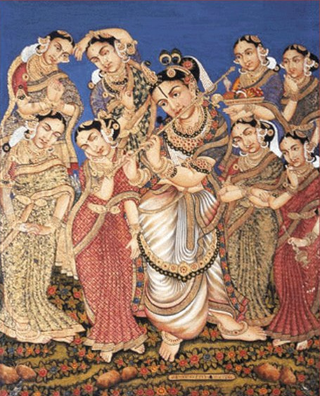 krishna wife 16108 wives of krishna